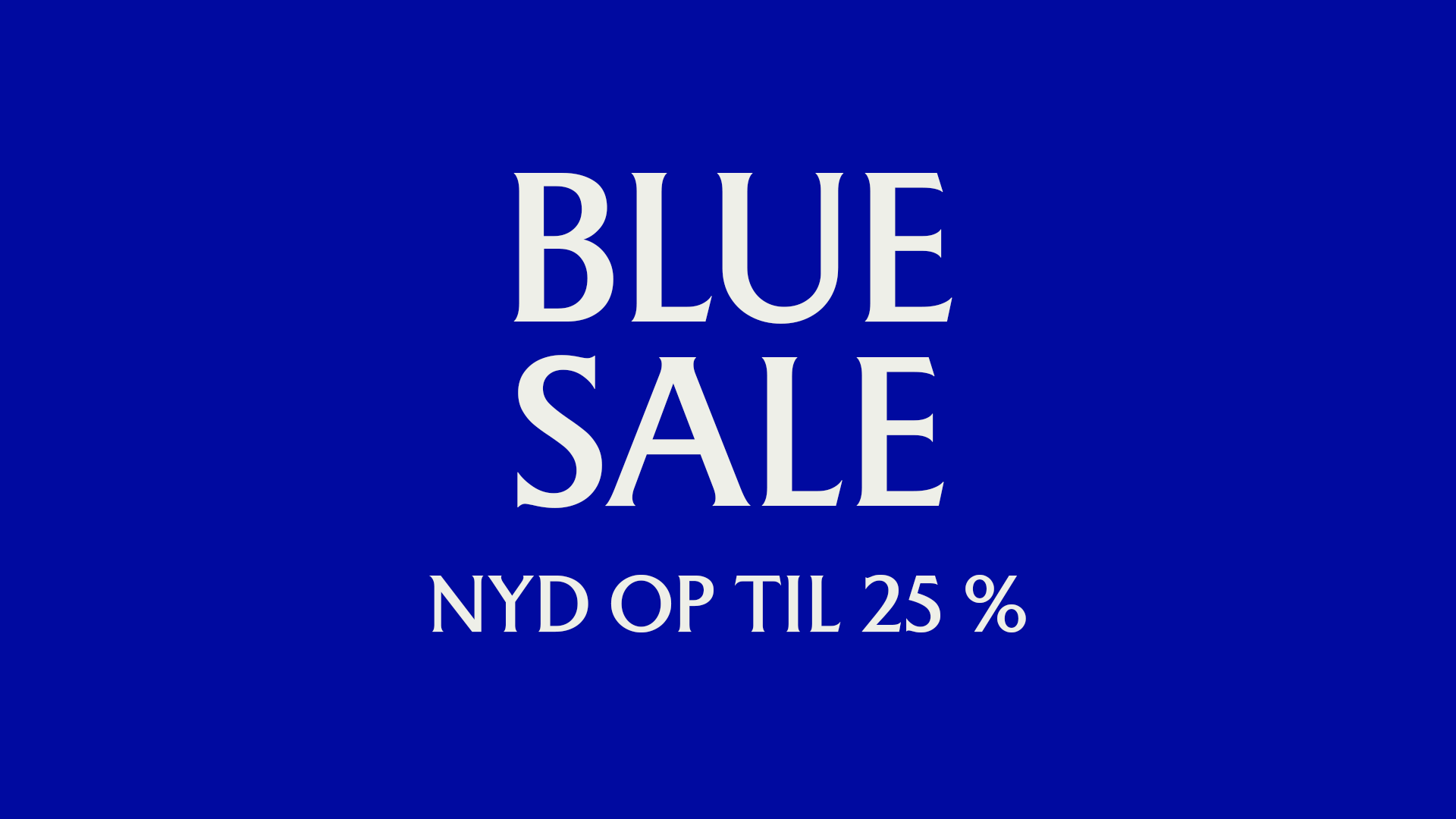 Blue Sale Promotion banner 25 percent off
