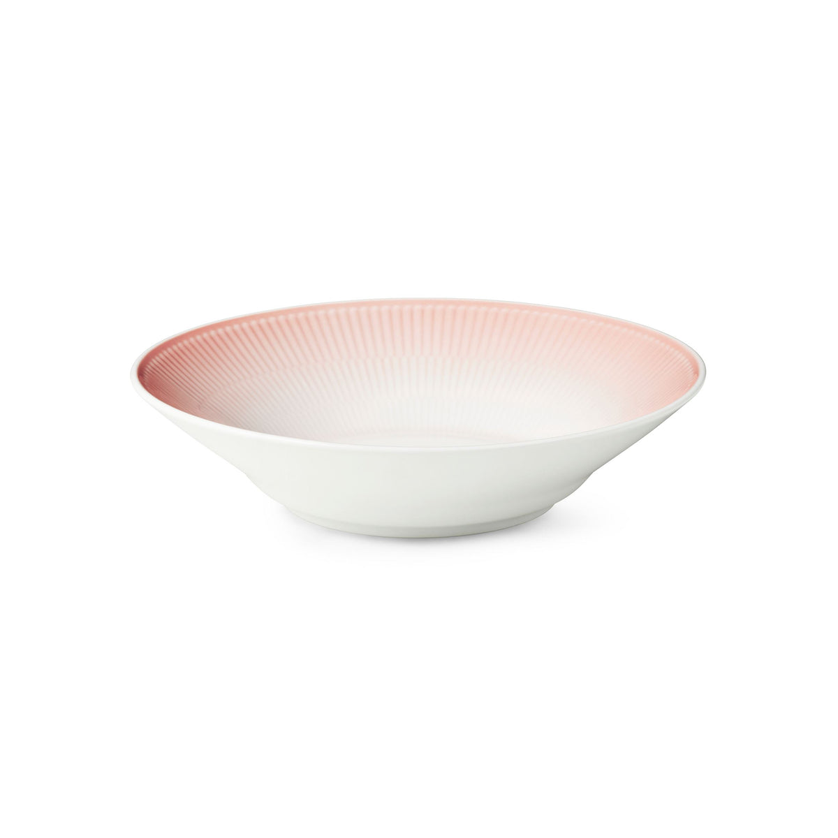 Iris Deep Plate, Coral, 24 cm