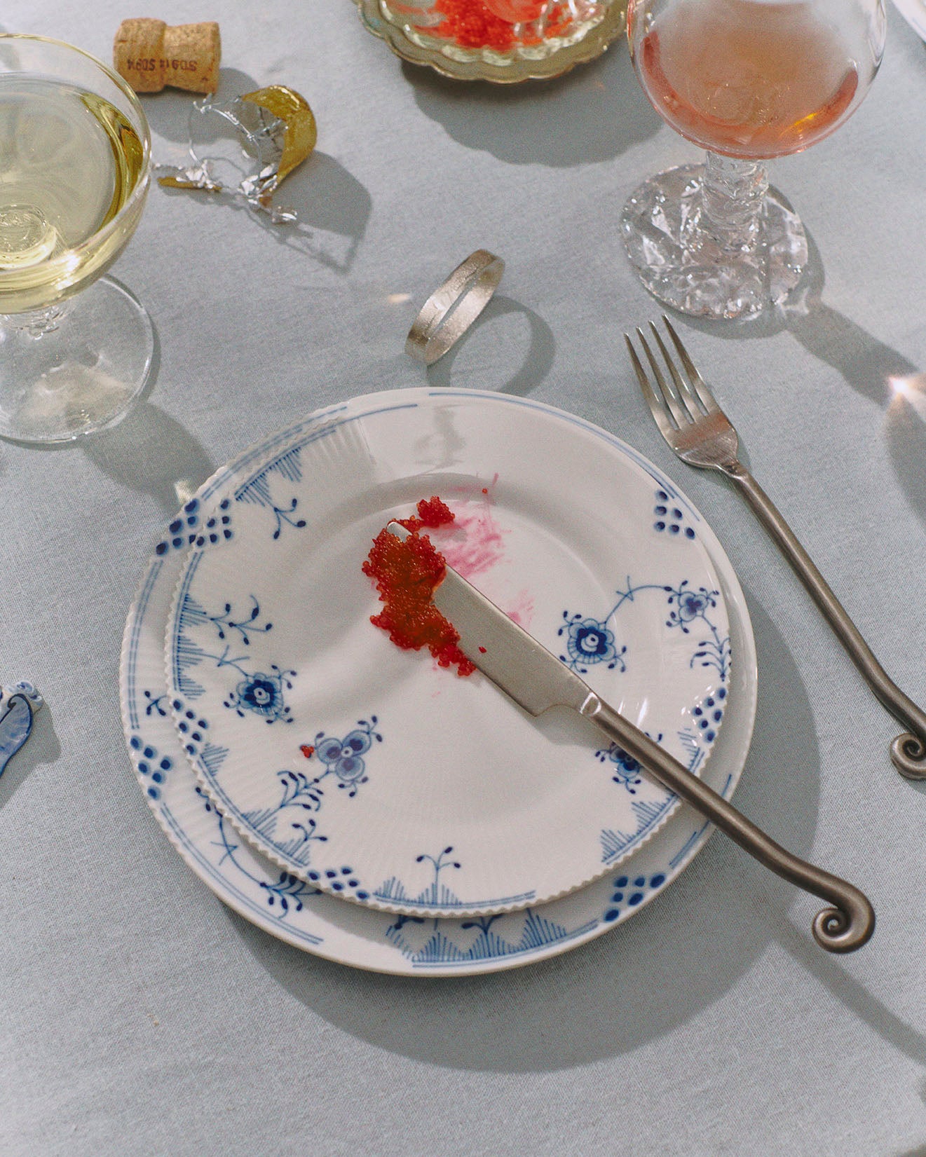   Blue Elements プレート Blue Elements Plate, 22 cm | Royal Copenhagen